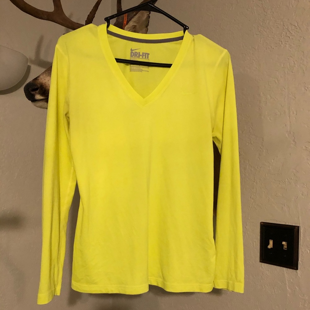 Nike Dri Fit long sleeve workout shirt